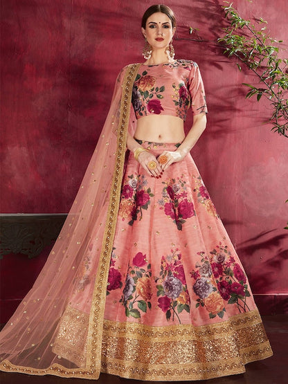 Lovely Embroidered Work Lehengha Choli For Woman
