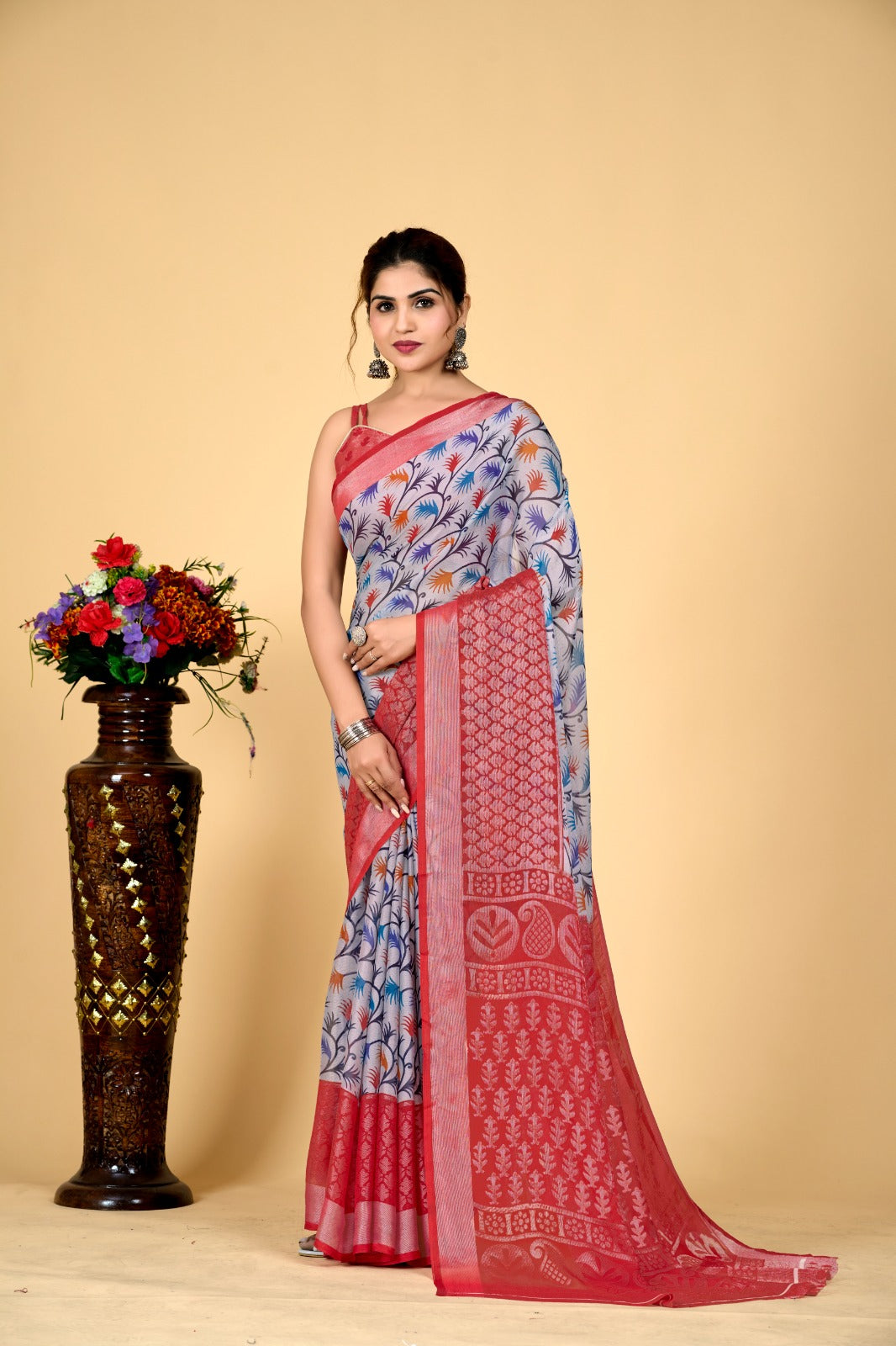 purple real mirror embroidred 2pcs ethnicset