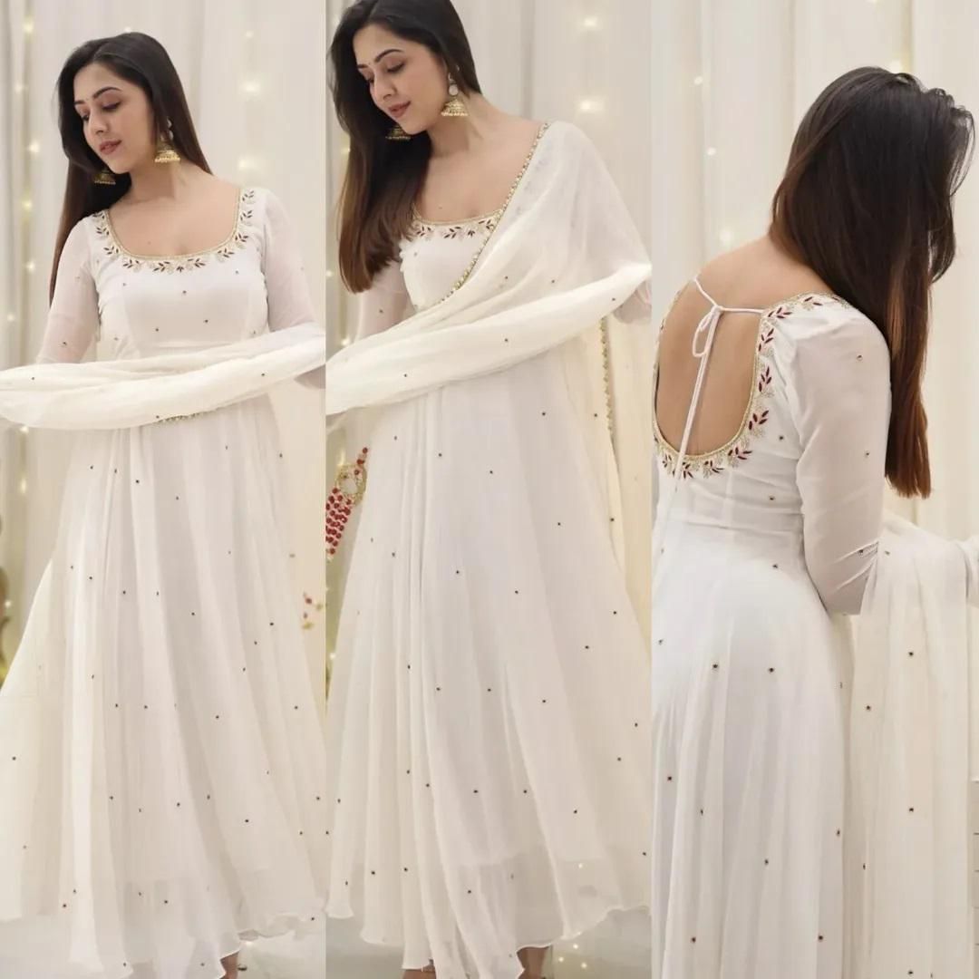 Women's Latest Anarkali Designer Kurties with Bottom and Beautiful Dupatta |Wome