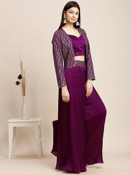 Zara Purple Versatile Coord Set