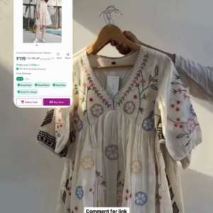 👚 A-line Printed Short Kurta for Women – Only ₹115! Style Meets Affordability