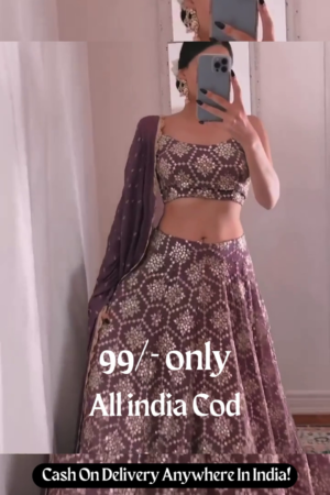 💜 Purple Reign! Get this stunning lehenga set