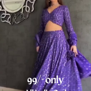 ✨ Shine On: Look dazzling in this beautiful lehenga