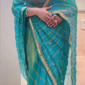Karwa Chauth Special Saree – The Moonlight Elegance