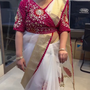 Modern Fusion Sarees – Style with a Twist